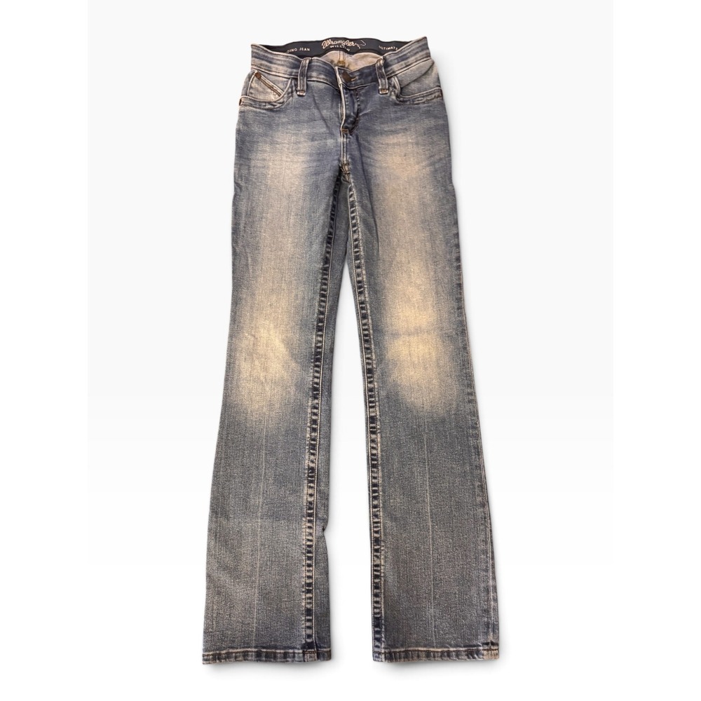 Wrangler Willow Ultimate Riding Jeans Womens Medium Wash Bootcut Denim 28x32